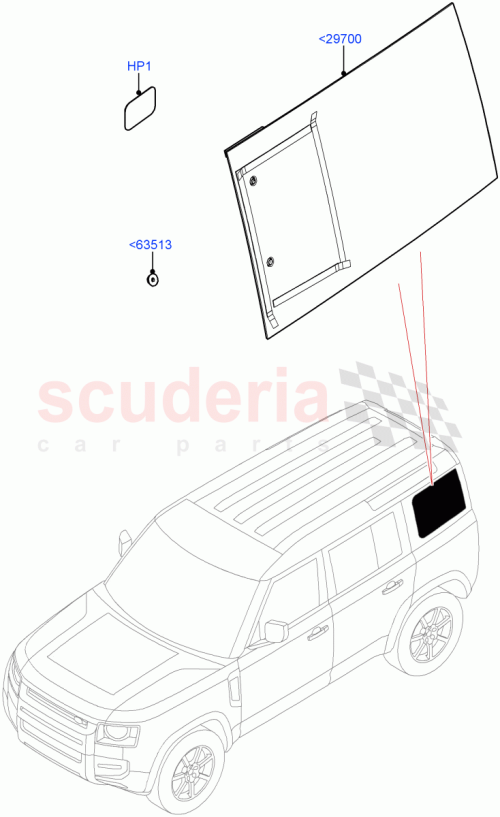 Part Diagram for Land Rover LR132081