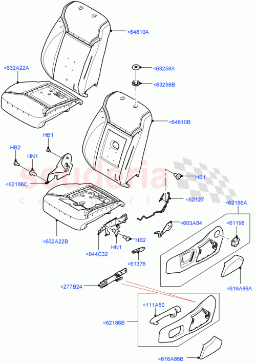 Part Diagram for Land Rover LR080712