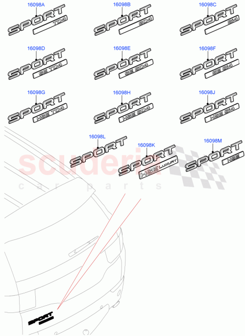 Part Diagram for Land Rover LR094976