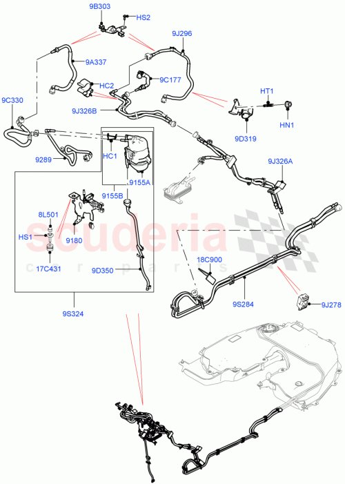 Part Diagram for Land Rover LR082756