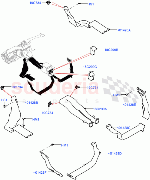 Part Diagram for Land Rover LR091230