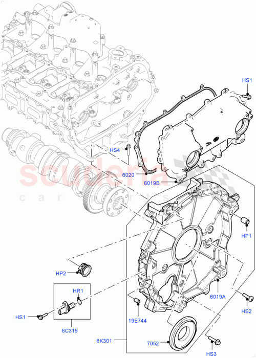 Part Diagram for Land Rover LR108934