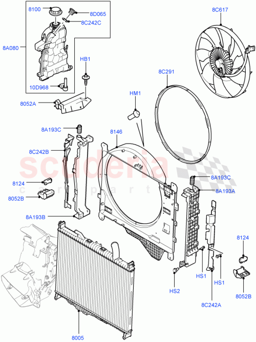 Part Diagram for Land Rover LR022756