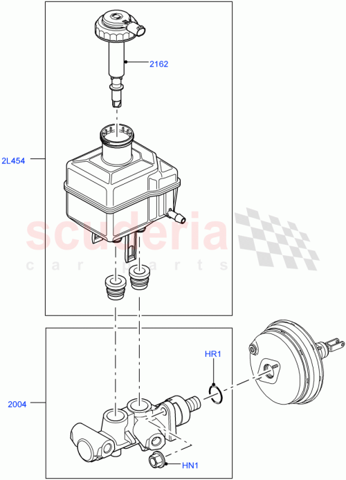 Part Diagram for Land Rover SJL000080