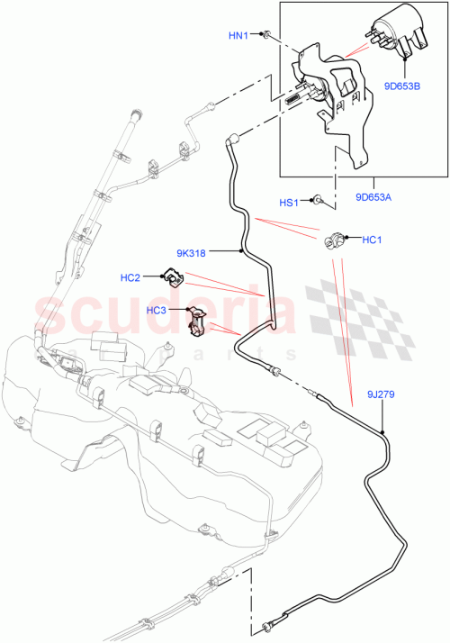 Part Diagram for Land Rover LR141336