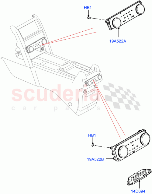 Part Diagram for Land Rover LR142310