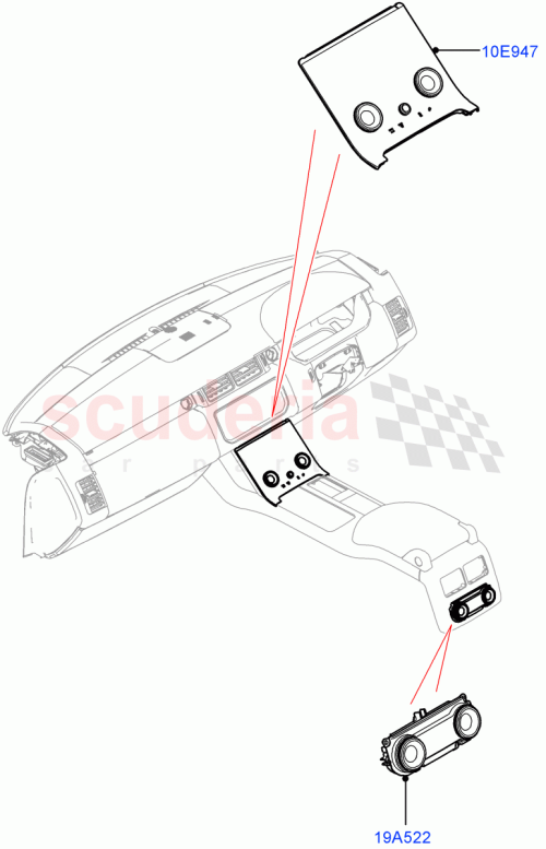 Part Diagram for Land Rover LR106580