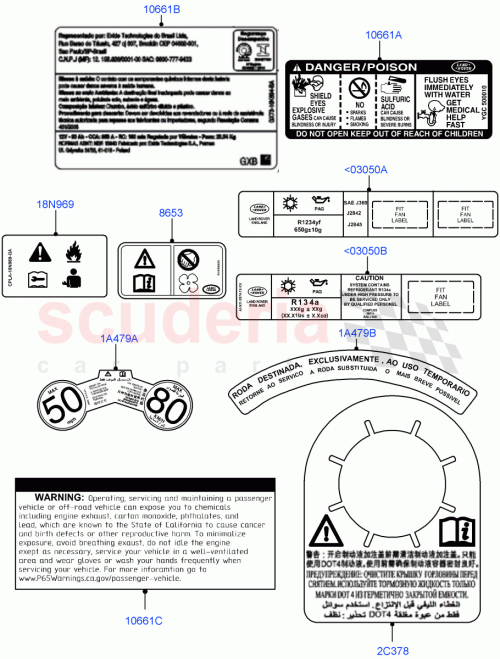 Part Diagram for Land Rover LR166294