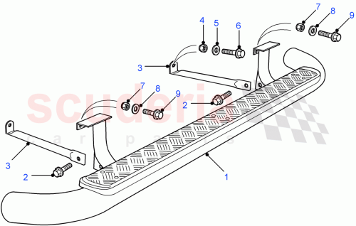Part Diagram for Land Rover WJ108006