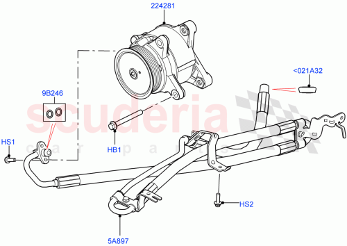 Part Diagram for Land Rover LR124862