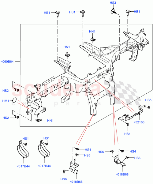 Part Diagram for Land Rover LR151837