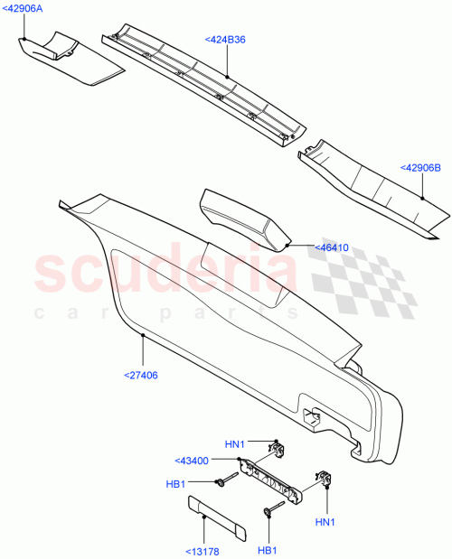 Part Diagram for Land Rover LR030189