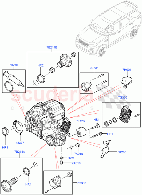 Part Diagram for Land Rover LR082661