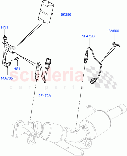 Part Diagram for Land Rover LR032384