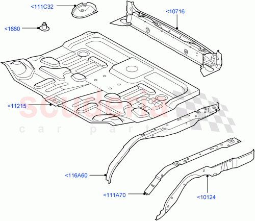 Part Diagram for Land Rover AFD780080