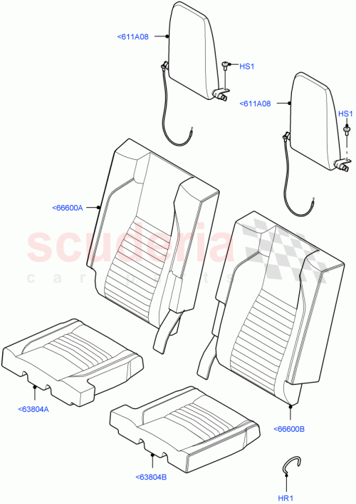 Part Diagram for Land Rover LR127168