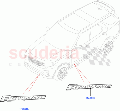 Part Diagram for Land Rover LR163799