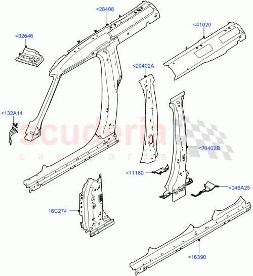 Part Diagram for Land Rover LR130303