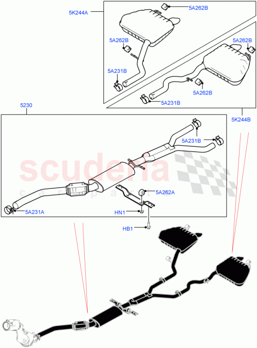 Part Diagram for Land Rover LR100141