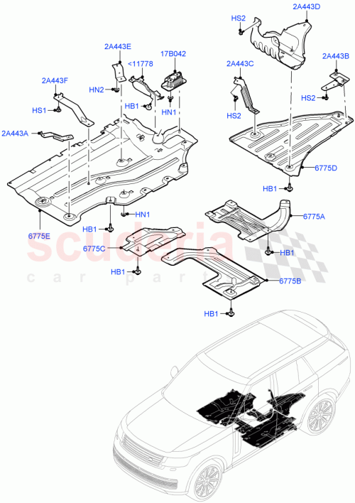 Part Diagram for Land Rover LR153516