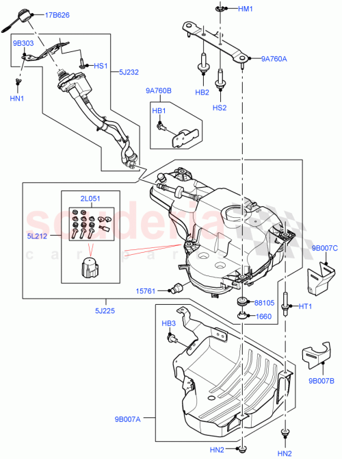 Part Diagram for Land Rover LR173831