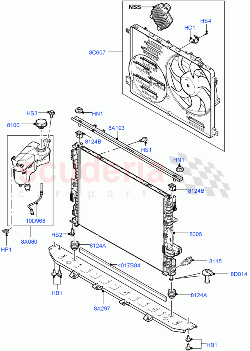 Part Diagram for Land Rover LR070463