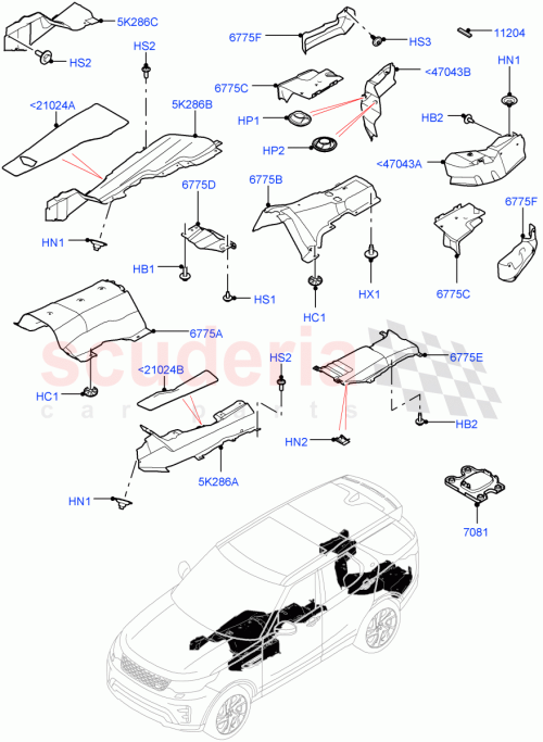 Part Diagram for Land Rover LR083679