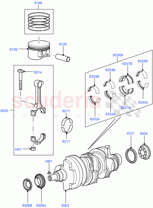 Part Diagram for Land Rover 1034091