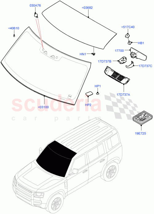Part Diagram for Land Rover LR154738