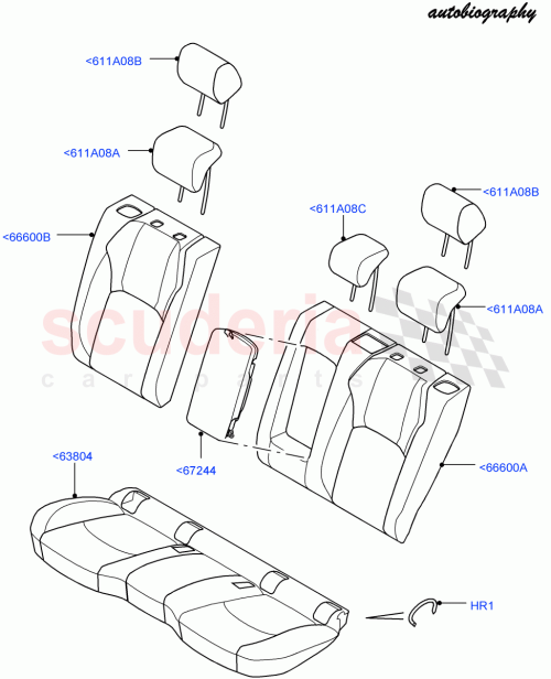 Part Diagram for Land Rover LR093700