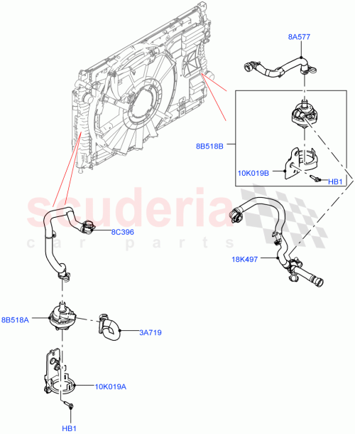 Part Diagram for Land Rover LR135149