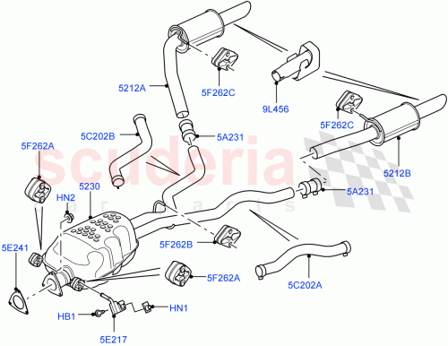 Part Diagram for Land Rover LR050947
