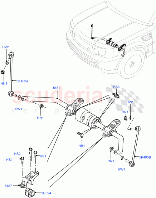 Part Diagram for Land Rover RYG000420
