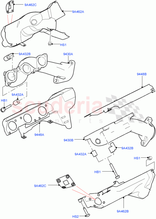 Part Diagram for Land Rover LR106364