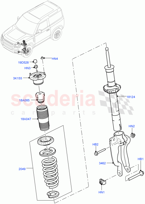 Part Diagram for Land Rover LR140229