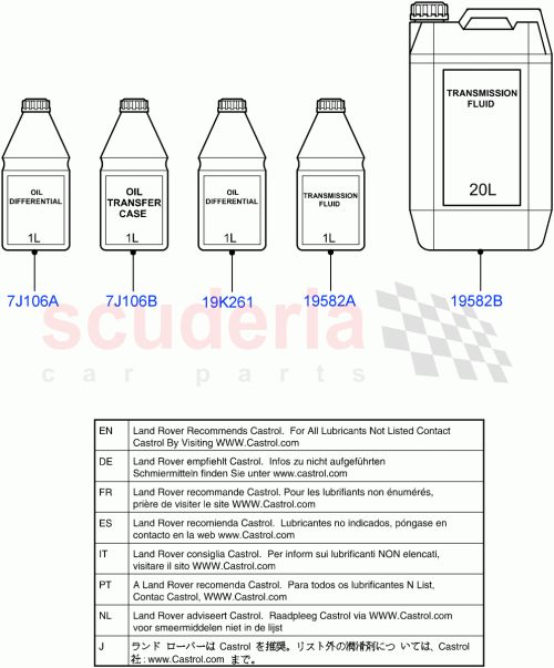 Part Diagram for Land Rover LR160851