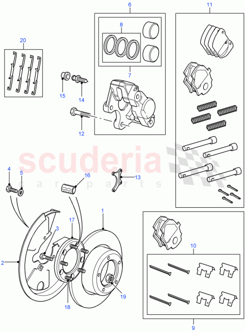 Part Diagram for Land Rover GG106201