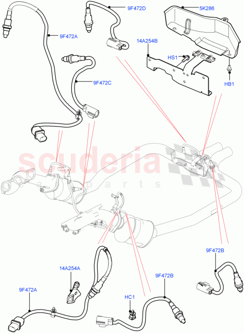 Part Diagram for Land Rover LR091882