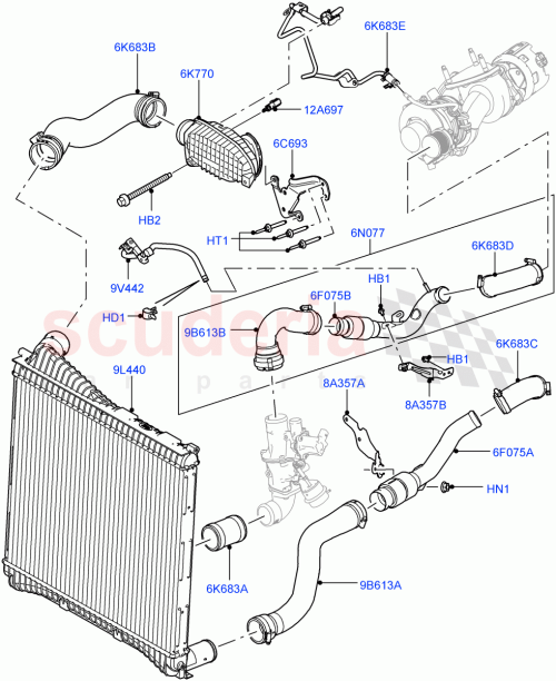 Part Diagram for Land Rover LR014282