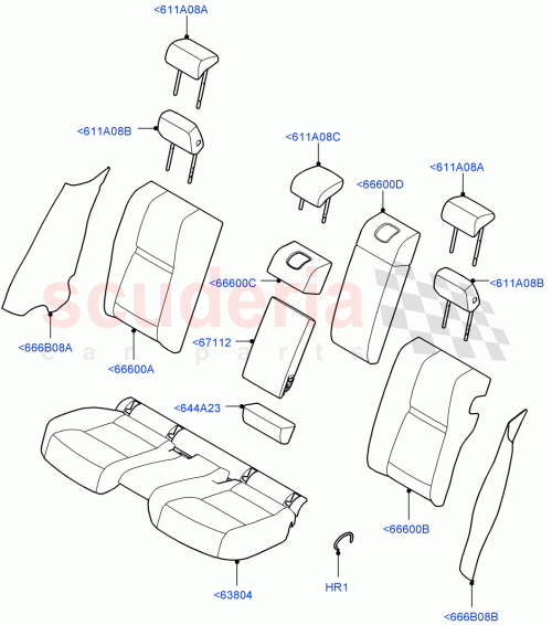 Part Diagram for Land Rover LR092257