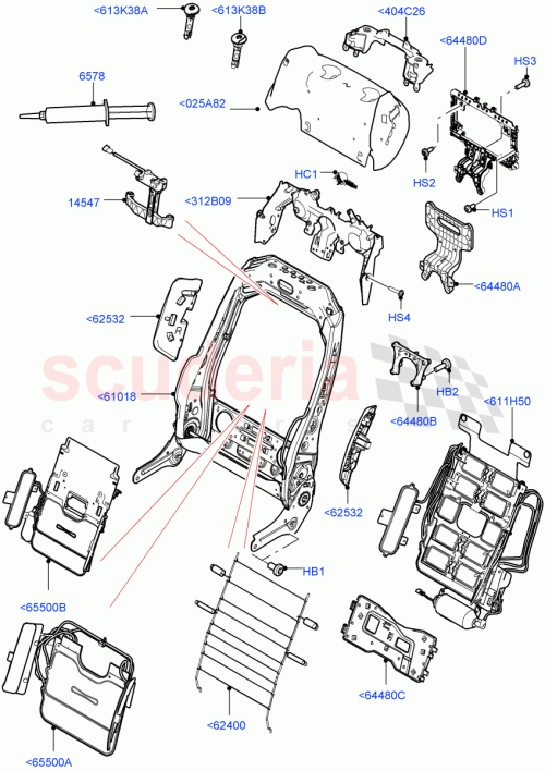 Part Diagram for Land Rover LR081019