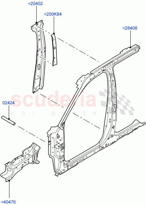 Part Diagram for Land Rover LR117061