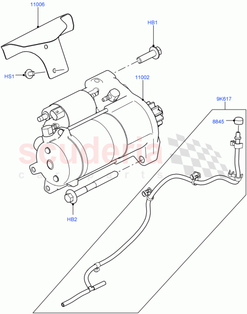 Part Diagram for Land Rover LR090954