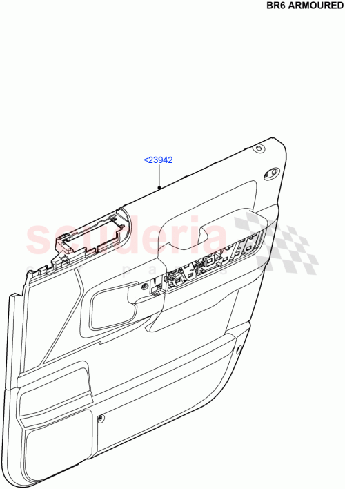 Part Diagram for Land Rover VBA500020