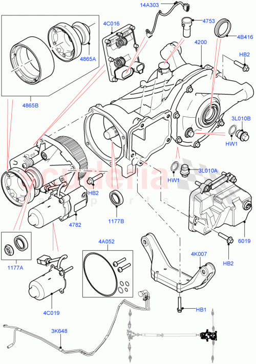 Part Diagram for Land Rover LR108497