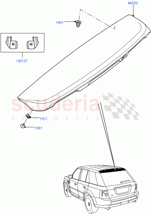 Part Diagram for Land Rover LR018428