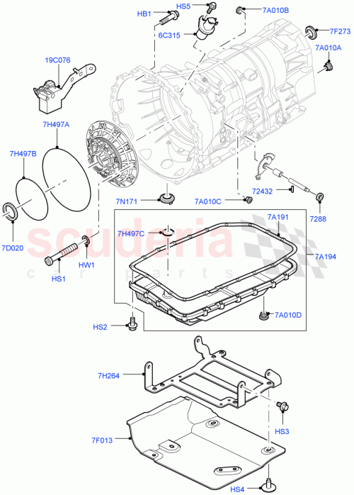 Part Diagram for Land Rover TYF500030