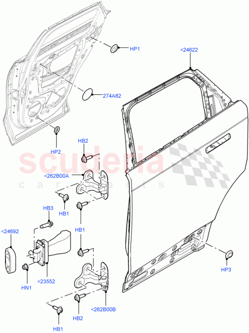 Part Diagram for Land Rover LR091727