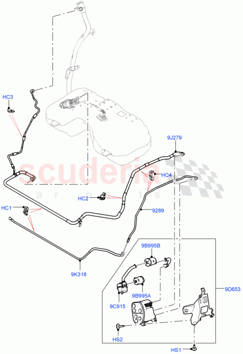Part Diagram for Land Rover LR114127