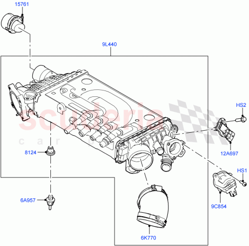 Part Diagram for Land Rover LR164997